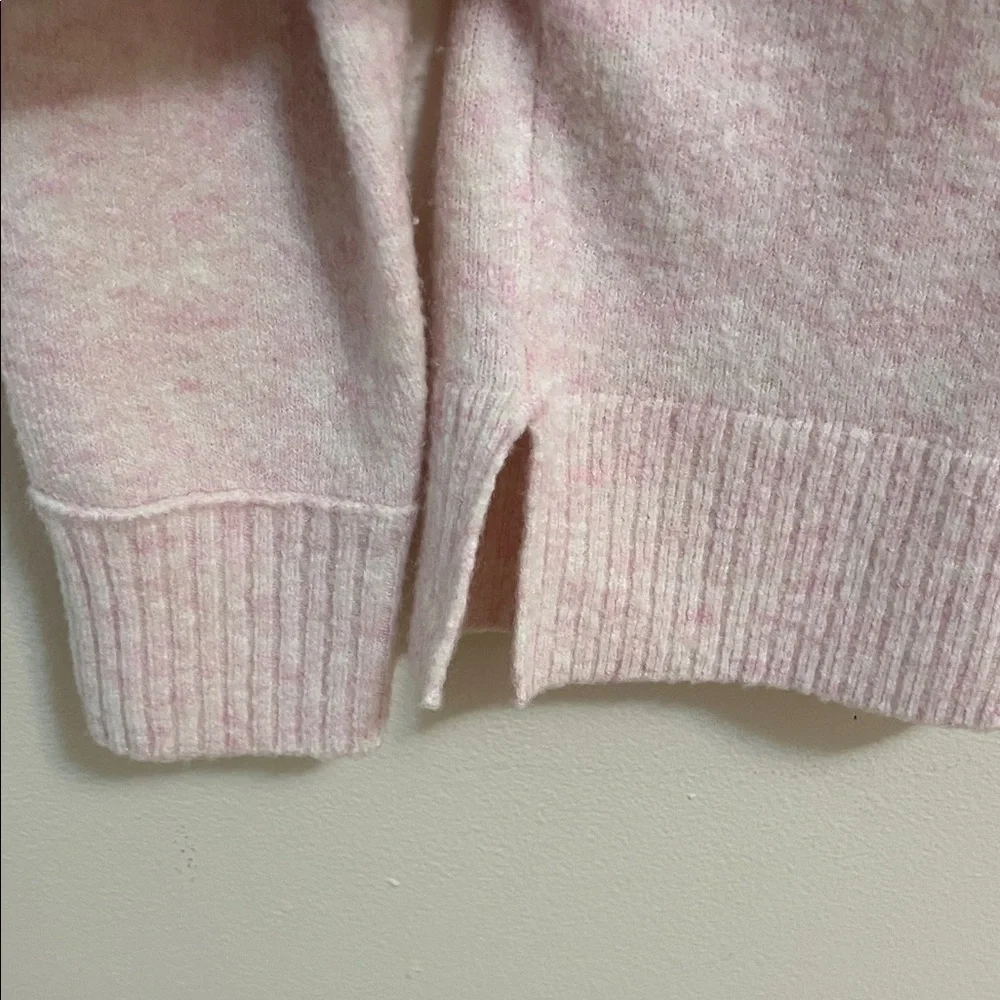 J. Crew Women's Sweater XS Crew Neck Light Pink Bubblegum Cozy Chic Stretchy